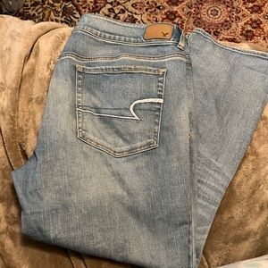 American eagle artist crop jeans